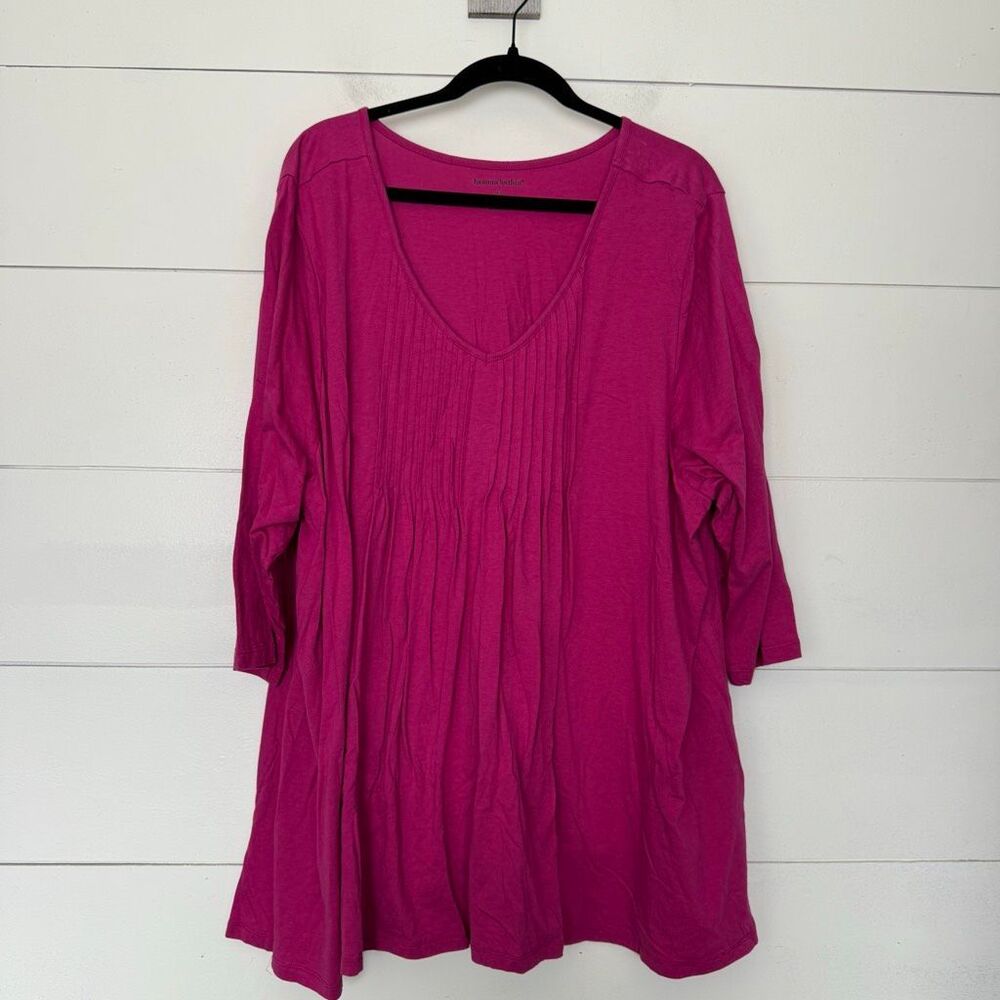 Woman Within Women’s 4X Hot Pink Top Blouse Plus Size